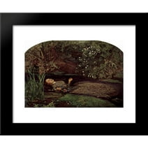 Ophelia 20x24 Framed Art Print by Millais, John Everett