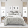 thumbnail image 1 of Ophelia Comforter & 2 Pillow Shams Set, Stone - Full & Double Size - 3 Piece, 1 of 1