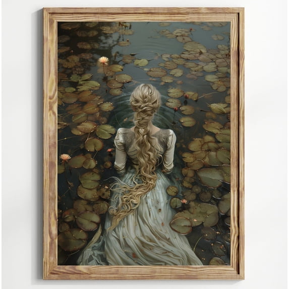 Ophelia Dark Academia Wall Art