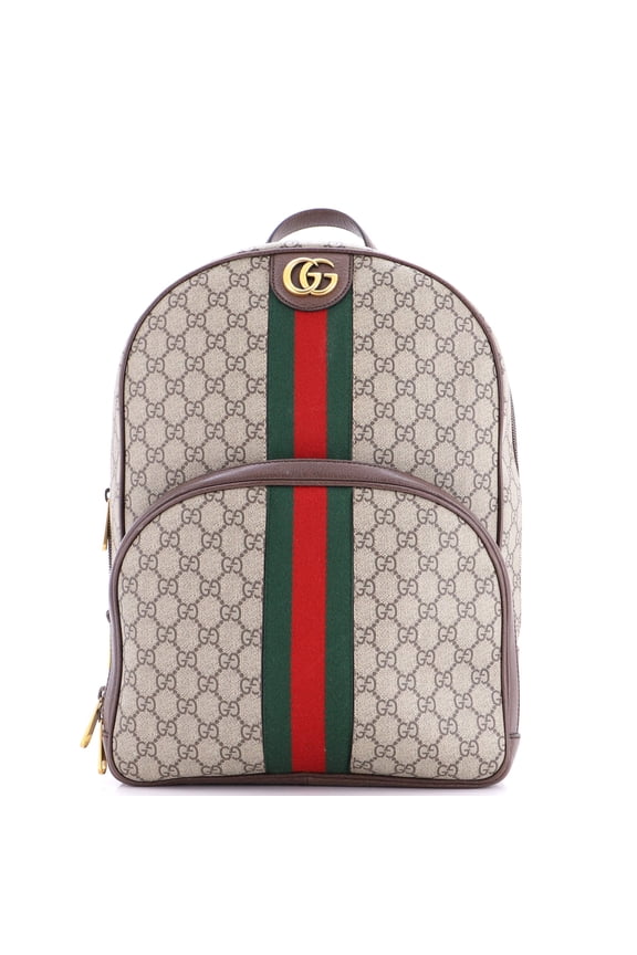 Ophidia Backpack GG Coated Canvas Medium By Rebag