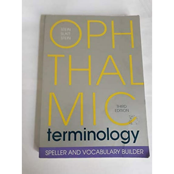 Pre-Owned Ophthalmic Terminology: Speller and Vocabulary Builder (Hardcover) 0801664381 9780801664380