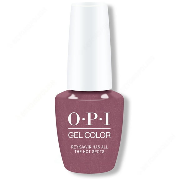 Opi Gel Color Soak-off Gel Lacquer - Reykjavik Has All The Hot Nail Lacquer 15ml/0.5oz