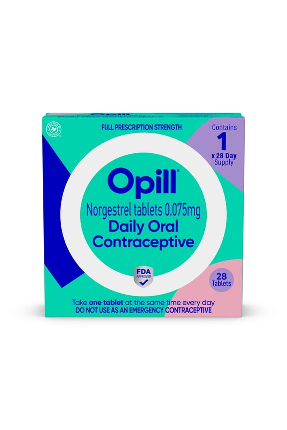 Daily Oral Birth Control Pills, Progestin-Only, 1 Month, 28 ct