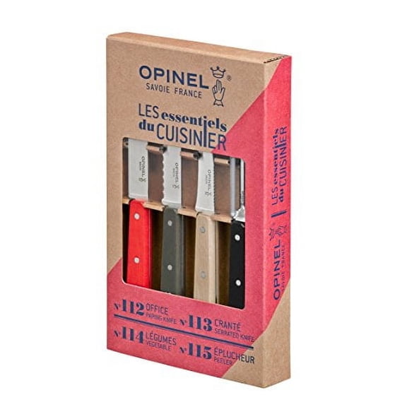 Opinel SAS 1626 Kitchen Set Les Essentiels Loft 112 Red 113 Grey 114 Natural 115 Black