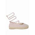 thumbnail image 1 of London Rag Oplin Canvas Woven Womens Espadrilles, 1 of 10