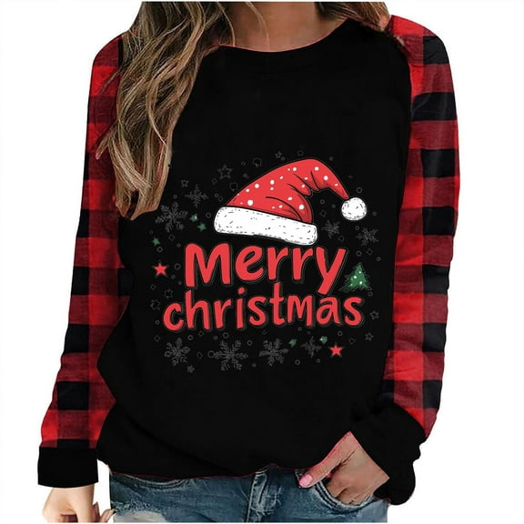 Oplxuo 2025 Womens Ugly Christmas Sweaters Funny Cute Xmas Tree Reindeer Snowman Tops Long Sleeve Crewneck Sweatshirts
