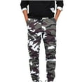 thumbnail image 1 of Oplxuo Big and Tall Men's Camouflage Cargo Pants Slim Fit Casual Stretch Outdoor Hiking Pants with Pockets, 1 of 4