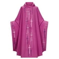 thumbnail image 1 of Oplxuo Church Catholic Priest Chasubles Vestments for Church Mass Vestments Robe, 1 of 2