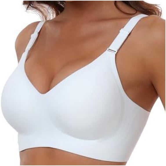 Oplxuo Comfortable Seamless Full Coverage Bra for Women Wireless Bras with Soft Support Regular and Plus Size