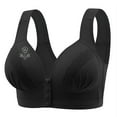 thumbnail image 1 of Oplxuo Front Closure Bras for Women Comfortable No Underwire Convenient Front Snap Button Lift Everyday Bras, 1 of 7
