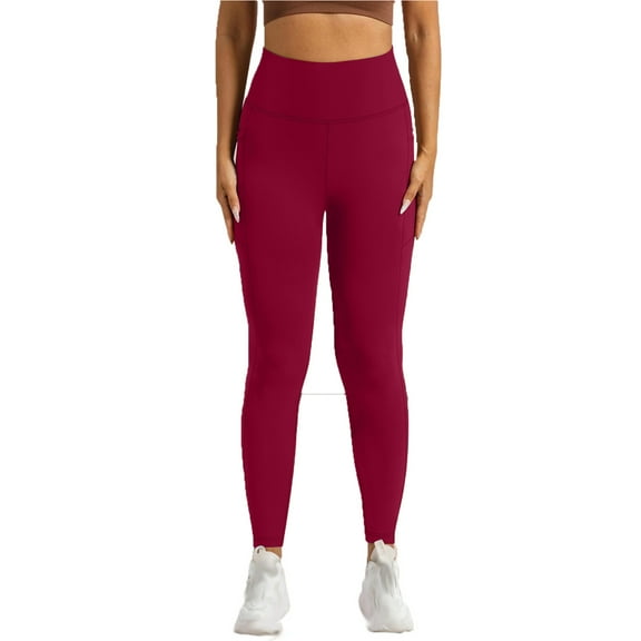 Oplxuo Invisible Scrunch Butt Lifting Leggings for Women No Front Seam Workout Leggings with Pockets Tummy Control Yoga Pants