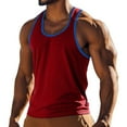 thumbnail image 1 of Oplxuo Men's Gym Workout Tank Tops - Soft Lightweight Sleeveless Muscle Shirts for Beach & Athletic Wear, 1 of 2