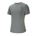thumbnail image 1 of Oplxuo Mens Compression Shirts Short Sleeve Athletic T-Shirt Summer Workout Gym Active Tops Base Layer Undershirt, 1 of 5