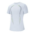 thumbnail image 1 of Oplxuo Mens Compression Shirts Short Sleeve Athletic T-Shirt Summer Workout Gym Active Tops Base Layer Undershirt, 1 of 5