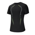 thumbnail image 1 of Oplxuo Mens Compression Shirts Short Sleeve Athletic T-Shirt Summer Workout Gym Active Tops Base Layer Undershirt, 1 of 5