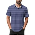 thumbnail image 1 of Oplxuo Mens Performance Moisture Wicking Golf Polo Shirt,Mens Business Casual Printed Short Sleeve Polo Shirts, 1 of 4