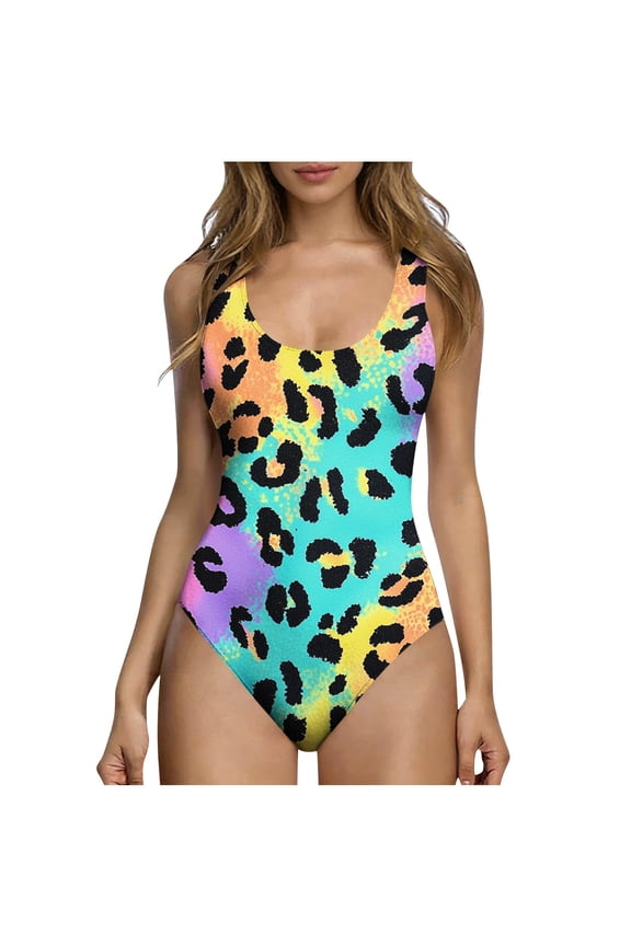 One Piece Swimsuit Women Modest Bathing Suits for Women Full Coverage Swimwear for Beach Vacation Water Aerobics