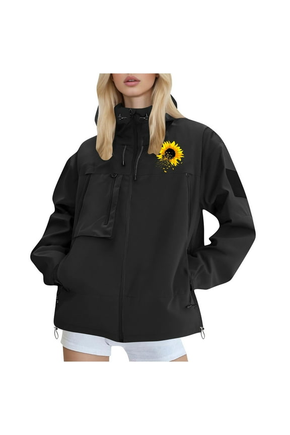 Rain Jackets Women Waterproof Softshell Cycling Fleece Windbreaker Cold Weather Running Jacket Hooded Hiking Coat