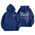 thumbnail image 1 of Oplxuo SIESTA HEY FLORIDA PALM TREES GULF BREEZE CATCH WAYES 2024 Women's Sweatshirts Hoodies Loose Long Sleeve Pullover Tops, 1 of 2