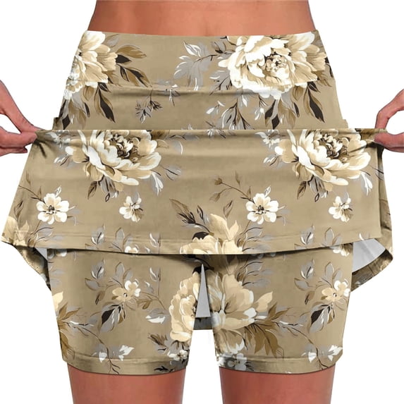 Oplxuo Skorts for Women Plus Size Dressy Casual Athletic Golf Tennis Short Skirts 2025 Summer Skort with Pockets