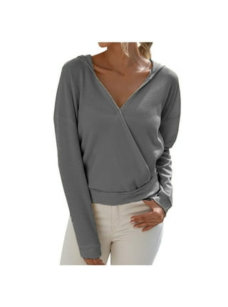 Wrap sweatshirt women's store