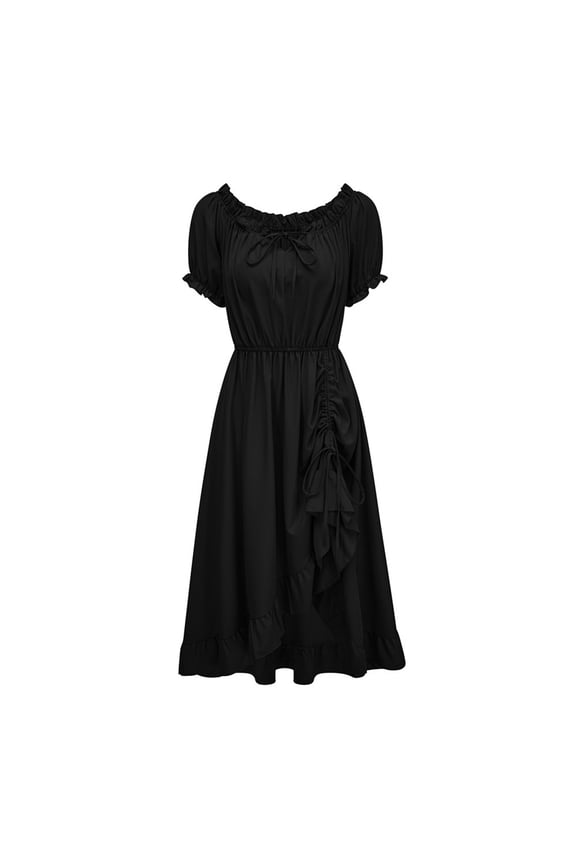 Victorian Dress for Women Renaissance Costume Halloween Medieval Fairy Peasant Dress Vintage Cottagecore Dresses