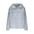 thumbnail image 1 of Oplxuo Women UPF 50+ Sun Shirts Zip Up Lightweight Athletic Jackets Long Sleeve UV Protection Zipper Hoodie for Hiking, 1 of 6