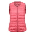 thumbnail image 1 of Oplxuo Women's Lightweight Quilted Puffer Vest, Plus Size Casual Sleeveless Padded Gilet Winter Warm Outerwear with Pockets, 1 of 5