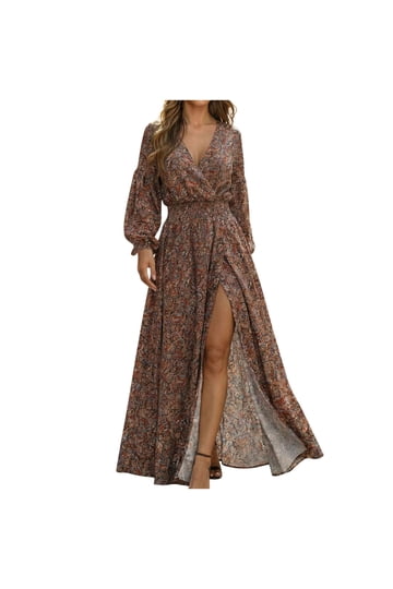 casual long dresses with slits up the side Explore a Slit for Stylish and Elegant Looks indian suit melbourne Sizes:Large (14) Bridesmaid Dresses With Pockets High slit 6%Spandex Pattern