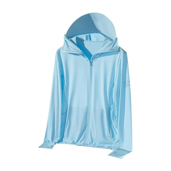 Oplxuo Women's Sun Shirts UPF 50 Light Jacket UV Sun Protection Zip Up Hoodie Breathable Long Sleeve SPF Fishing Hiking Shirt
