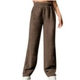 thumbnail image 1 of Oplxuo Women's Wide Leg Plush Pajama Pants - Fluffy Soft Fleece Warm Pjs Bottoms Cozy Fuzzy Winter Sleepwear Lounge Pants, 1 of 4
