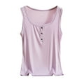 thumbnail image 1 of Oplxuo Womens 2025 Summer Tank Tops Ribbed Knit Slim Fit Sleeveless Henley Shirts Casual Basic Button Up Blouse, 1 of 6