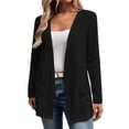 thumbnail image 1 of Oplxuo Womens Lightweight Cardigan Long Sleeve Open Front Casual Sweater Cardigans with Pockets, 1 of 6