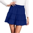 thumbnail image 1 of Oplxuo Womens Summer Flowy Mini Skorts Skirts High Waist Ruffle Tiered Casual Cute Boho Beach Short Skirts, 1 of 5