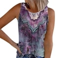 thumbnail image 1 of Oplxuo Womens Summer Tank Tops Sleeveless T Shirt Casual Loose Fit Tunic Blouses, 1 of 4