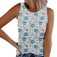 thumbnail image 1 of Oplxuo Womens Summer Tank Tops Sleeveless T Shirt Casual Loose Fit Tunic Blouses, 1 of 4