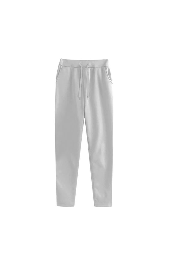 Womens Sweatpants Loose Fit Elastic Waisted Drawstring Lounge Pants Baggy Straight Leg Athletic Joggers with Pockets