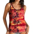 thumbnail image 1 of Oplxuo Womens Tankini Top Only Athletic Swim Top Modest Tankini Swimsuit No Bottom, 1 of 7