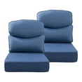 thumbnail image 1 of Opohoro Outdoor Deep Seat Cushion Set, 24"x24"x6", UV Resistant & Water Resistant Comfortable Furniture Cushions for Patio Sofa, Chair, Loveseat, 1 of 9
