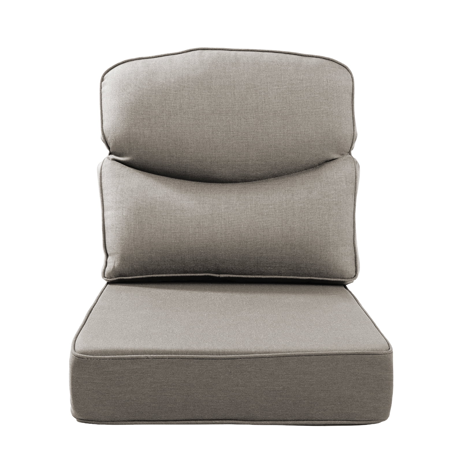 Opohoro Outdoor Deep Seat Cushion Set, 22"x24"x6", UV Resistant & Water Resistant Comfortable Furniture Cushions for Patio Sofa, Chair, Loveseat