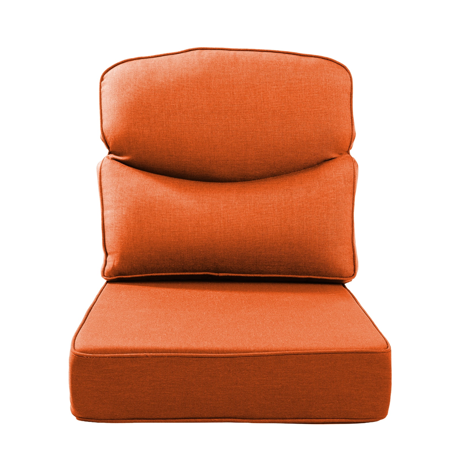 Opohoro Outdoor Deep Seat Cushion Set, 22"x24"x6", UV Resistant & Water Resistant Comfortable Furniture Cushions for Patio Sofa, Chair, Loveseat