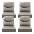 thumbnail image 1 of Opohoro Outdoor Deep Seat Cushion Set, 22"x24"x6", UV Resistant & Water Resistant Comfortable Furniture Cushions for Patio Sofa, Chair, Loveseat, 1 of 9