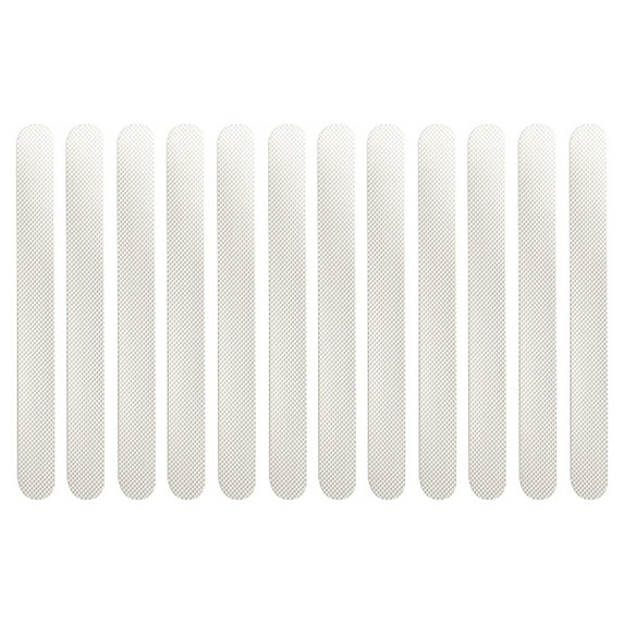 Opolski 1 Pack Textured Surface PEVA Bathtub Strip Non-slip Waterproof Strong Adhesive Shower Sticker for Bathroom