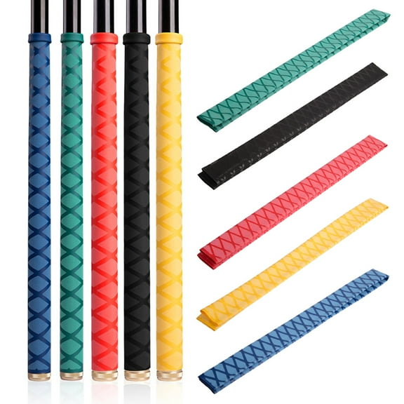 Opolski 1m Anti-slip Fishing Rod Grip Heat Shrink Sleeve Wrap Tube Protective Cover