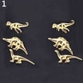 thumbnail image 1 of Opolski 3Pairs Women's Vintage Punk Animal Dinosaur Shape Ear Piercing Studs Earrings, 1 of 7