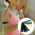 thumbnail image 1 of Opolski 4 Pcs Replacement Heart Rate Monitor Band Soft Elastic Lycra Heart Rate Strap Adjustable Bluetooth-compatible Running Heart Rate Watch Arm Strap, 1 of 7