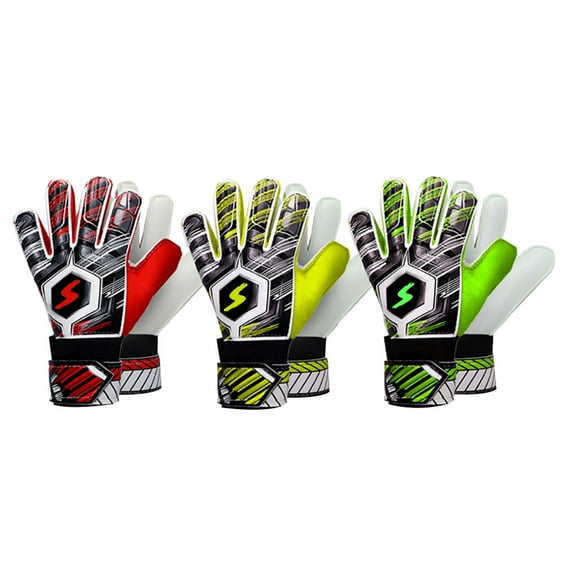 Opolski Adult Kids Football Soccer Goalkeeper Goalie Full Finger Hand Gloves Green