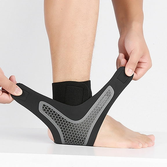 Opolski Ankle Brace with Fastener Tape Breathable Elastic Injury Recovery Ankle Compression Support Strap