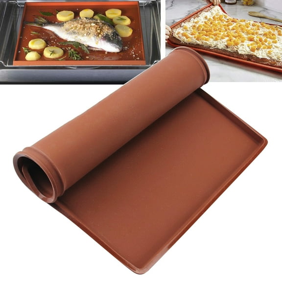 Opolski Baking Pad Silicone Rubber Multi-functional Cake Tray Swiss Mat Roll Mold Tool