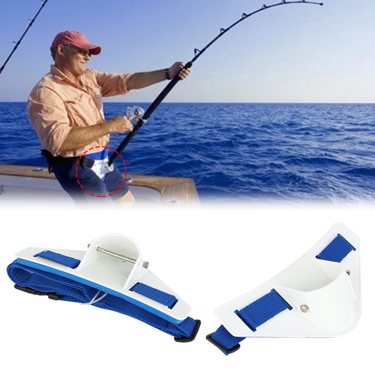 deep sea fishing belt and pole Opolski Boat Sea Fishing Waist Belt Prop Belly Top Fishing Rod Pole Stand Holder Pad